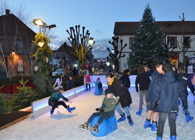 Patinoire du village de Noël