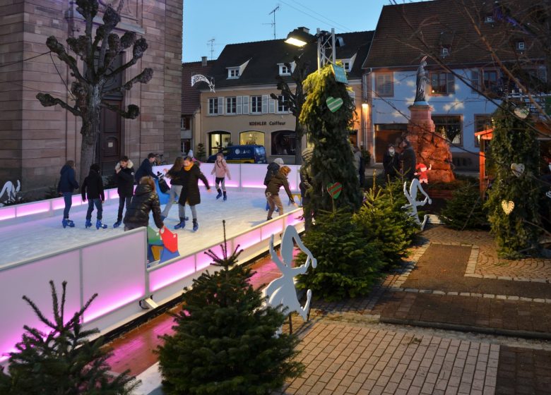 Patinoire du village de Noël